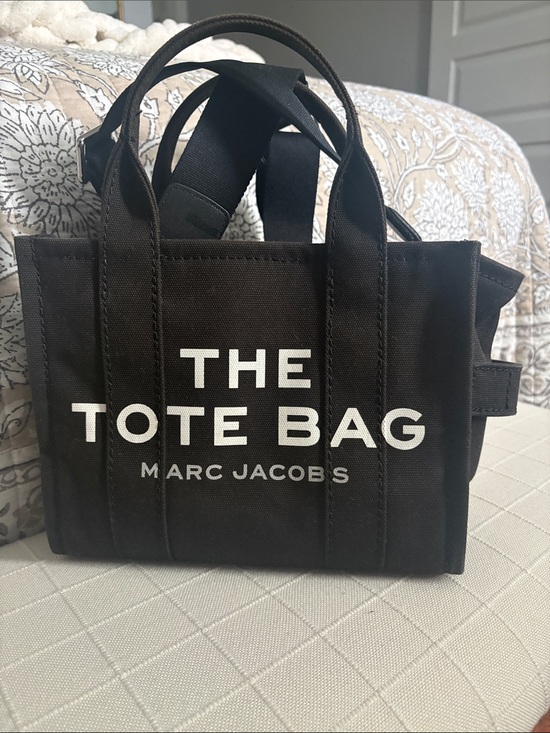 Marc Jacobs Handbags - Marc Jacobs Black 'The Tote Bag' Canvas Mini Tote